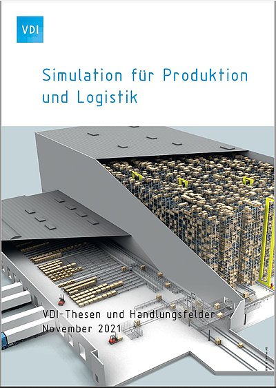 Cover der Handlungsempfehlung Simulation für Produktion und Logistik
