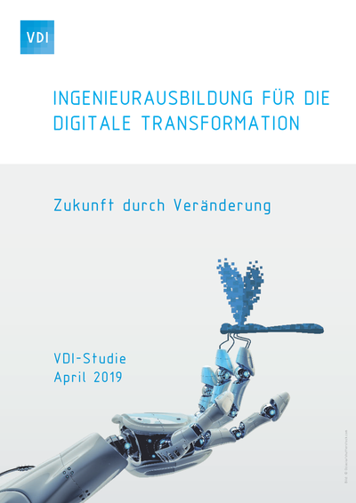 Cover der Studie Ingenieurausbildung für die digitale Transformation